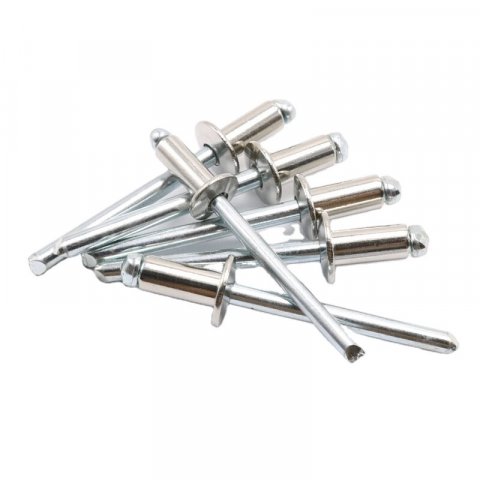 Stainless steel aluminum open blind rivets