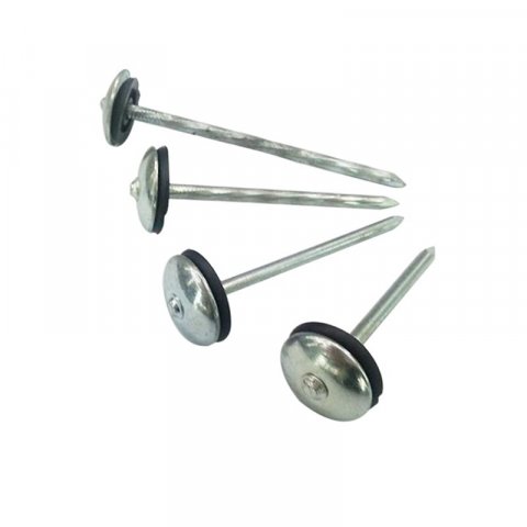 Umbrella head asphalt corrugated oil top roofing nails